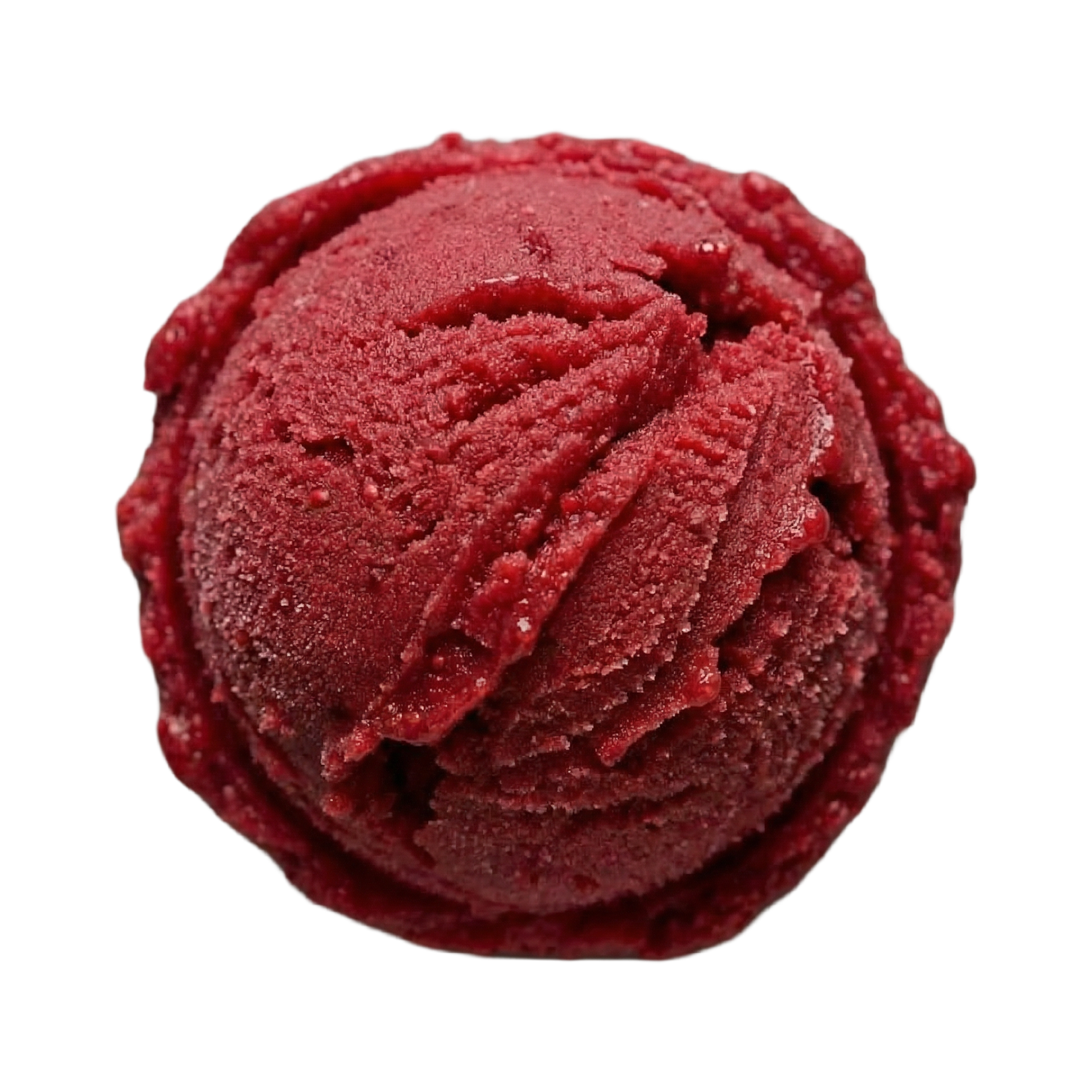 Hallonsorbet